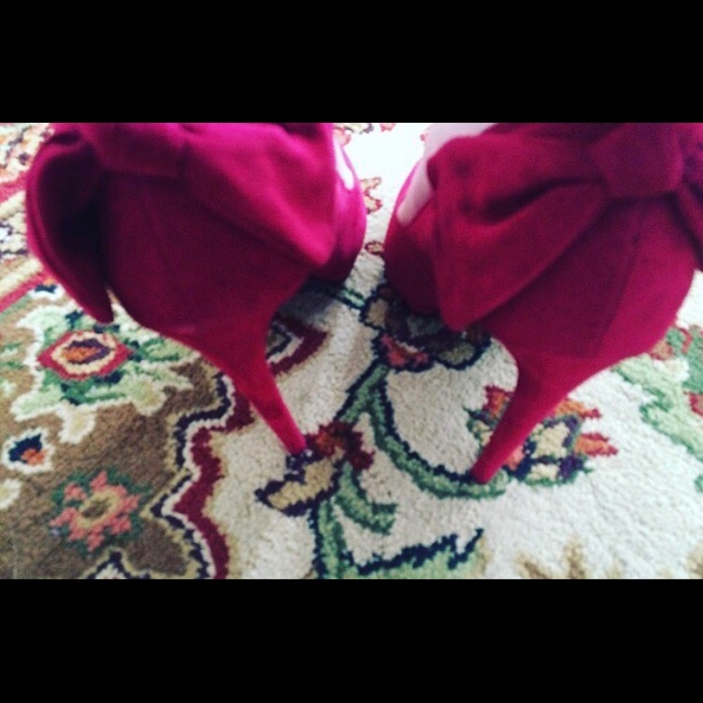 Red NASTY GAL heels